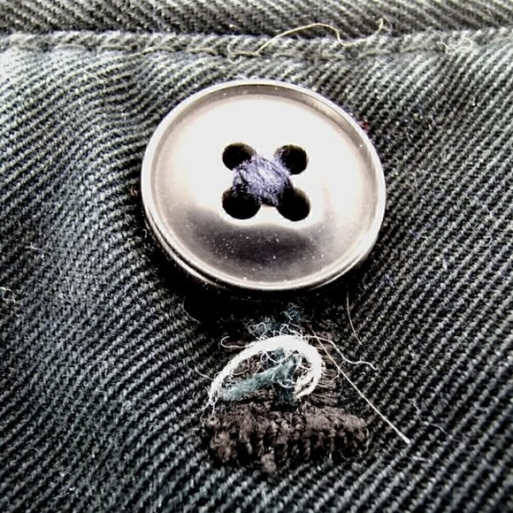 Gap Men's 34 x 30 Relaxed Black Dress Pants - Picture 12 of 13